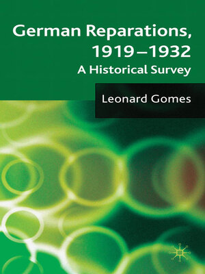 cover image of German Reparations, 1919--1932